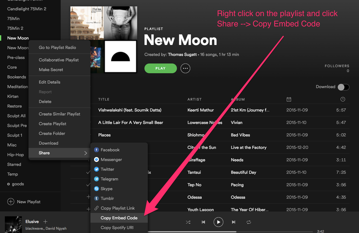 How to Add Spotify – SNO Sites Support