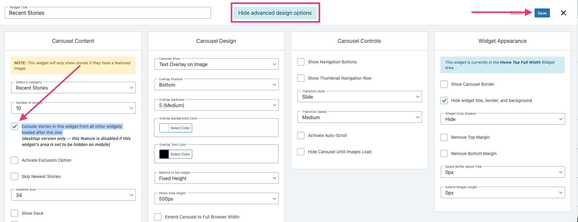 Exclude stories from widgets below.png